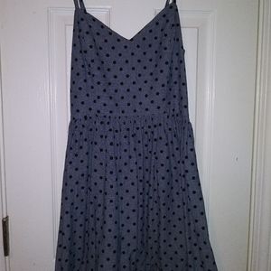 Black Polk-a-dot dress